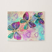 Puzzle Coeurs et papillons (Horizontal)