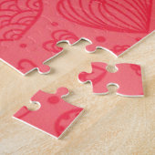 Puzzle Coeurs mignons - Je t'aime - Ajouter ton nom / tex (Côté)