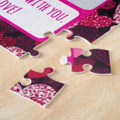 Puzzle Coeurs rose Parkly Partagez Mes Fries (Côté)