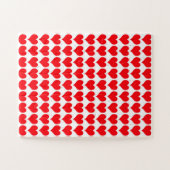 Puzzle Coeurs rouges (Horizontal)