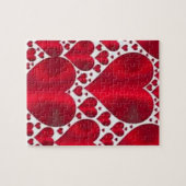 PUZZLE COEURS ROUGES POUR LA JOURNÉE DE VALENTINE (Horizontal)