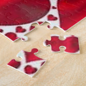 PUZZLE COEURS ROUGES POUR LA JOURNÉE DE VALENTINE (Côté)
