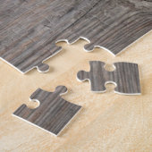 Puzzle Coeurs rouges sur le Tableau en bois (Côté)