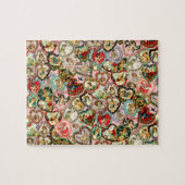 Puzzle Coeurs Vintages de Valentine (Horizontal)