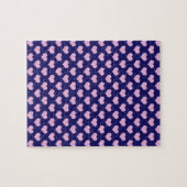 Puzzle Coeurs Violet Et Rose (Horizontal)
