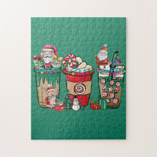 Puzzle Coff Cozy Winter Santa Xmas