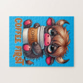 Puzzle Coffee First Coffee Lover Gifts (Horizontal)