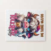 Puzzle Coffee Helps Me Tolerate Idiots  (Horizontal)