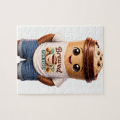 Puzzle Coffee Man – Fun Design for True Caffeine Kings (Horizontal)