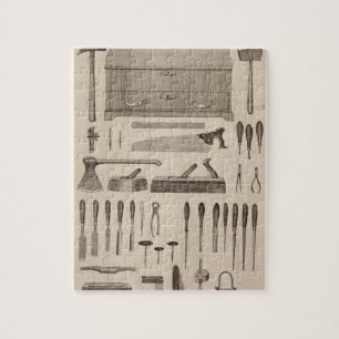 Puzzle Coffre d'outil d'un monsieur, du catalogue du Cu