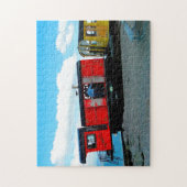 Puzzle Cog Railway New Hampshire. (Vertical)