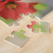 Puzzle Cognassier à fleurs Rouges Fleurs Nature (Côté)