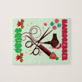 Puzzle Coiffeur Christmas Squad Salon des cheveux drôle (Horizontal)