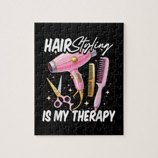 Puzzle Coiffeur Est Ma Thérapie (Vertical)