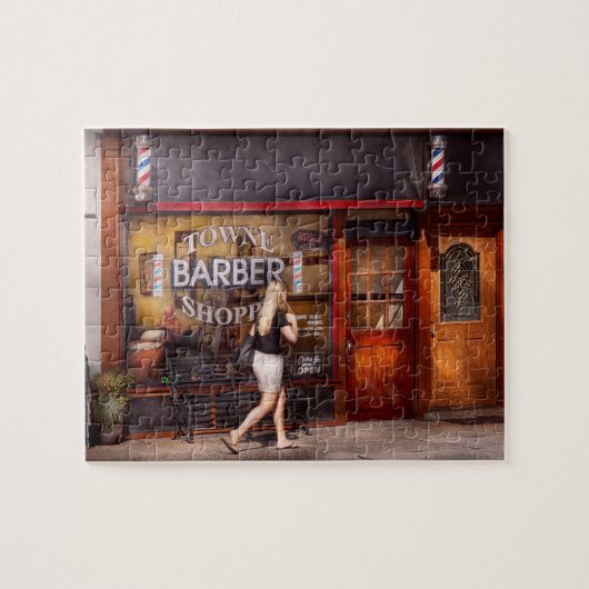 Puzzle Coiffeur - raseur-coiffeur - heure pour une coupe (Horizontal)