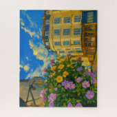 Puzzle Coin florissant - Rue européenne dynamique (Vertical)