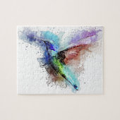 Puzzle Colibri d'aquarelle (Horizontal)