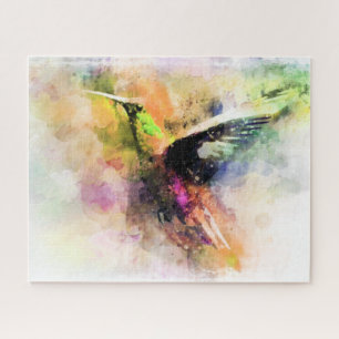 Puzzle Colibri d'aquarelle