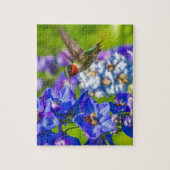 Puzzle Colibri Et Delphinium (Vertical)