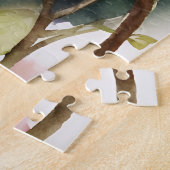 Puzzle Colibri Et Fleurs Aquarelle Art (Côté)