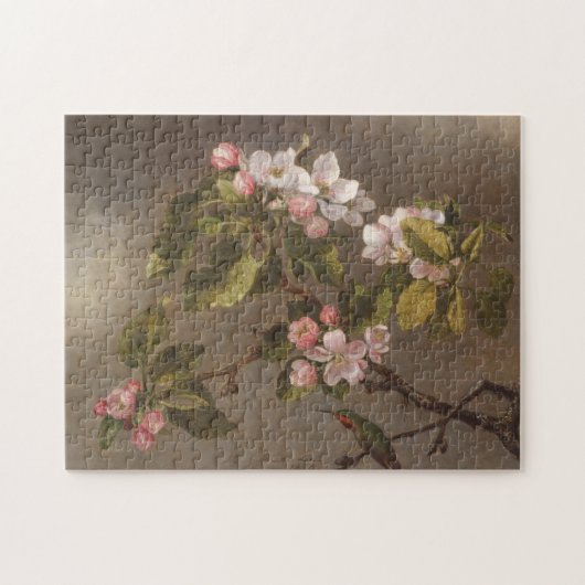 Puzzle Colibri et fleurs d'Apple (Horizontal)