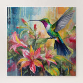 Puzzle Colibri Moderne Coloré Art (Vertical)