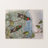 Puzzle Colibri vintage par John Gould (Horizontal)