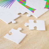 Puzzle Colibris Arc-En-Ciel Embrasser Une Fleur (Côté)