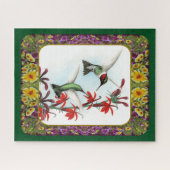 Puzzle Colibris et Fleurs #5 (Horizontal)
