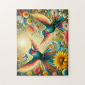 Puzzle Colibris Jumeaux Soleil (Vertical)