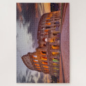 Puzzle Colisée Coucher de soleil Rome Italie Bâtiment Voy (Vertical)