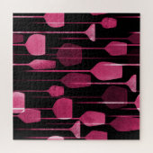 Puzzle Collage Art : Motif de boisson de fête. (Horizontal)