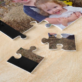 Puzzle Collage de 24 Modèles photo avec texte personnalis (Côté)