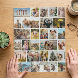 Puzzle Collage de 28 photos personnalisé