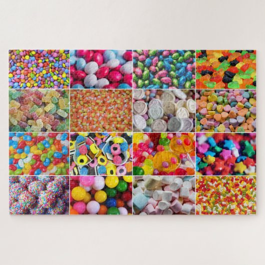 Puzzle Collage de bonbons (Horizontal)