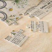 Puzzle Collage de ciseaux floraux et argentés de style vi (Côté)