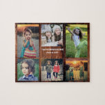 Puzzle Collage de famille 6 photos et nom de famille puz<br><div class="desc">Nom de famille,  collage photo personnalisé puzzle Vous pouvez le personnaliser et ajouter vos plus belles photos,  nom de famille et texte. Super !</div>