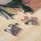 Puzzle Collage de femme et d'oiseau en techniques mixtes (Côté)