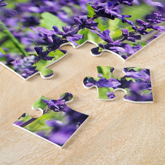 Puzzle Collage de fleurs violettes (Côté)