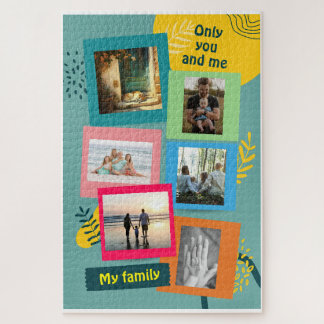 Puzzle Collage de fotos familiar Personalizado