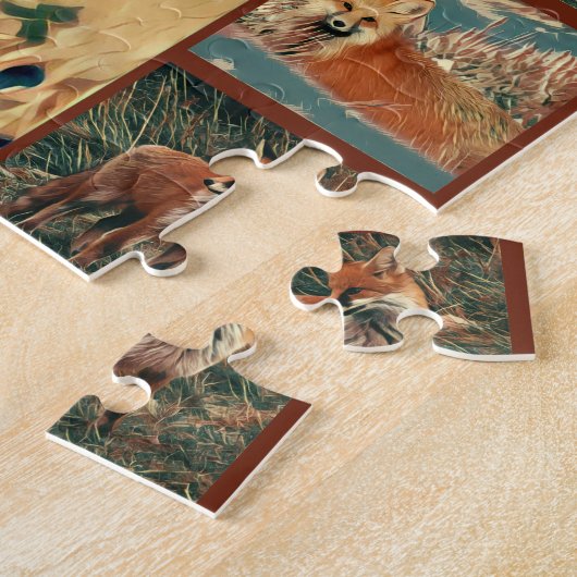 Puzzle Collage de Fox rouge (Côté)