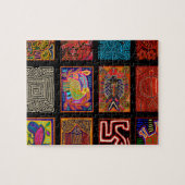 Puzzle Collage de Kuna Indian Mola (Horizontal)