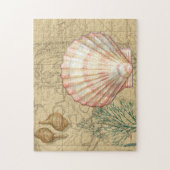 Puzzle Collage de la carte côtière (Vertical)