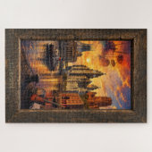 Puzzle Collage de musique et de monuments de Liverpool au (Horizontal)