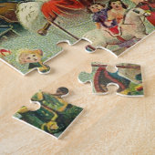 Puzzle Collage de Noël victorien du Père Noël Antique (Côté)
