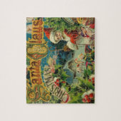 Puzzle Collage de Noël victorien du Père Noël Antique (Vertical)