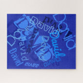 Puzzle Collage de nom cool (Horizontal)