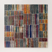 Puzzle Collage de patchwork : motif de courtepointe mixte (Horizontal)