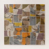 Puzzle Collage de patchwork, motif de mixage de courtepoi (Horizontal)