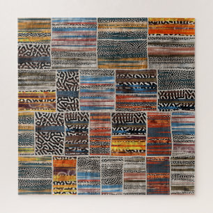 Puzzle Collage de patchwork : Motif de surface composée